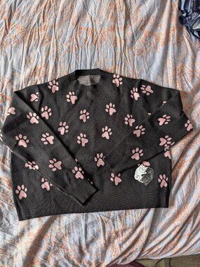 Black Milk cat kitty kitten paw sweater